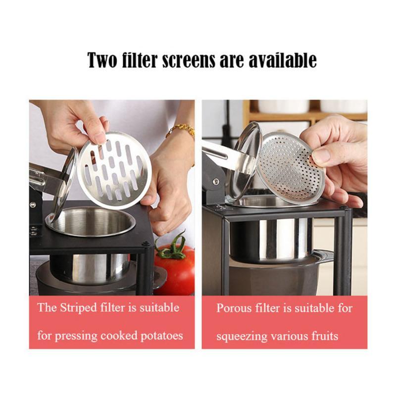 Fresh Squeeze Stainless Steel Manual Juicer - Image 4