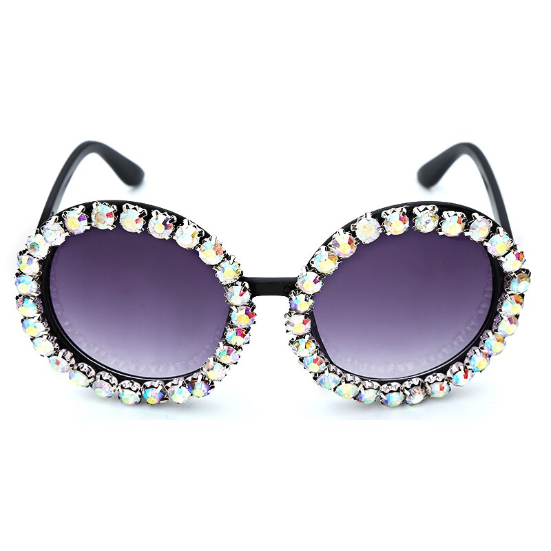 Oversize Round Luxury Sunglasses - Image 5
