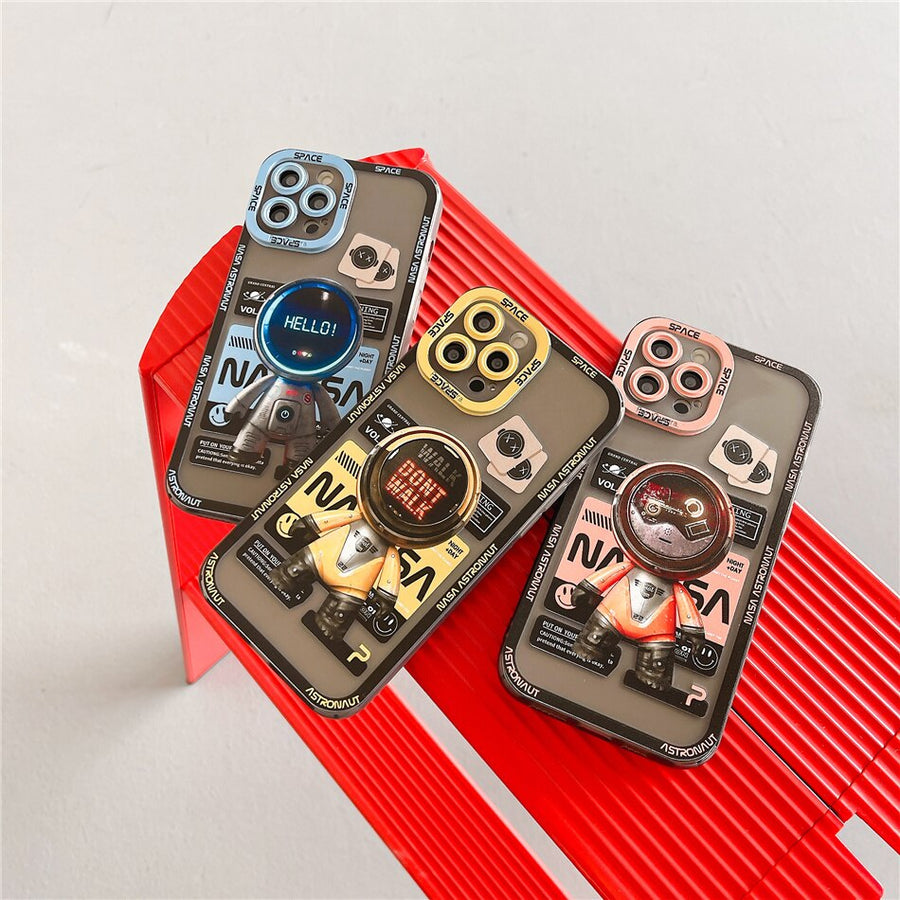 Space Time Astronaut Artistic Phone Case - Image 3
