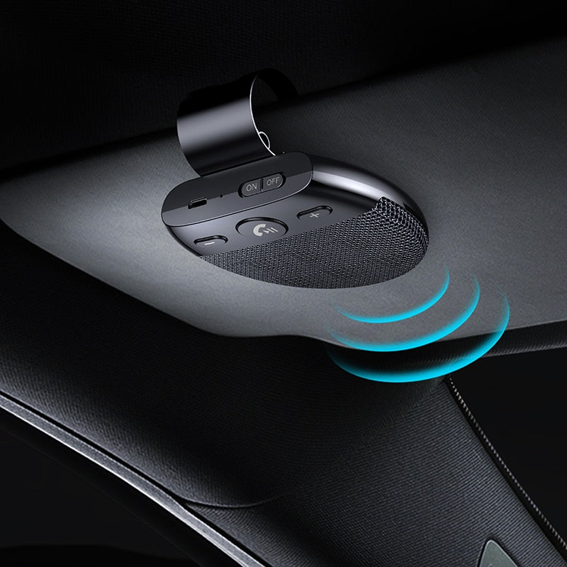 Multipoint Wireless Bluetooth Sun Visor Car Speaker - Image 0