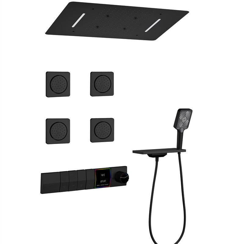 Smart Digital Touchscreen Multi-Jet Rainfall Shower System - Image 7