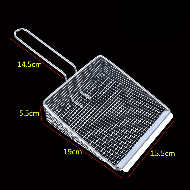 Stainless Steel Fryer Strainer Spatula - Image 7