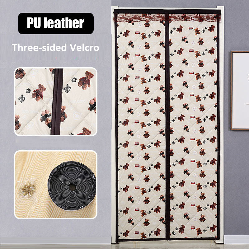 Windproof Magnetic Sound Insulation Door Curtain - Image 8