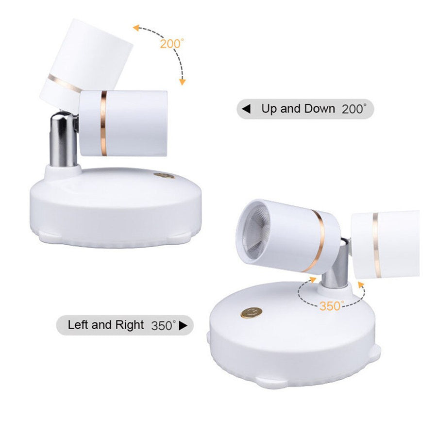 Smart LED Remote Control Rechargeable Spotlight - Image 4