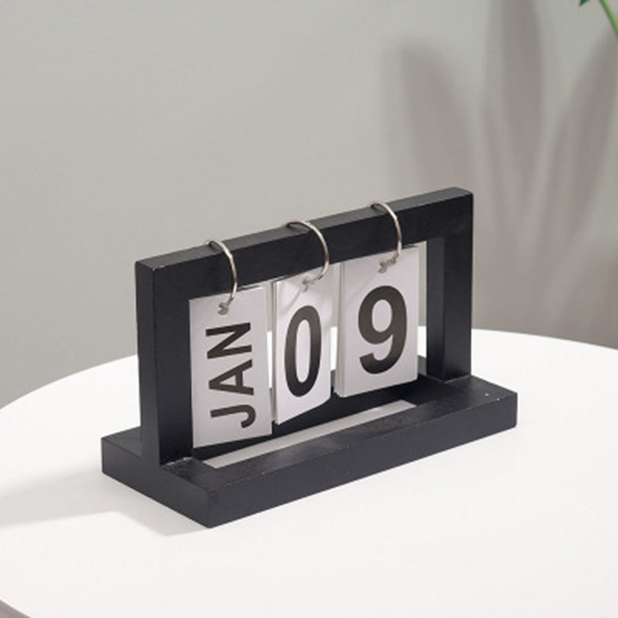 Wooden Flip Desktop Daily Calendar - Image 5