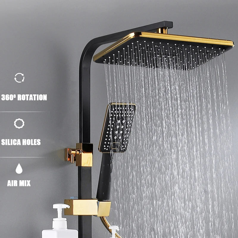 Hydro Lux LED Digital Rainfall Shower Set - Image 1