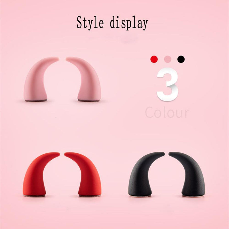 3D Devil Horns Car Dashboard Accessory - Image 2