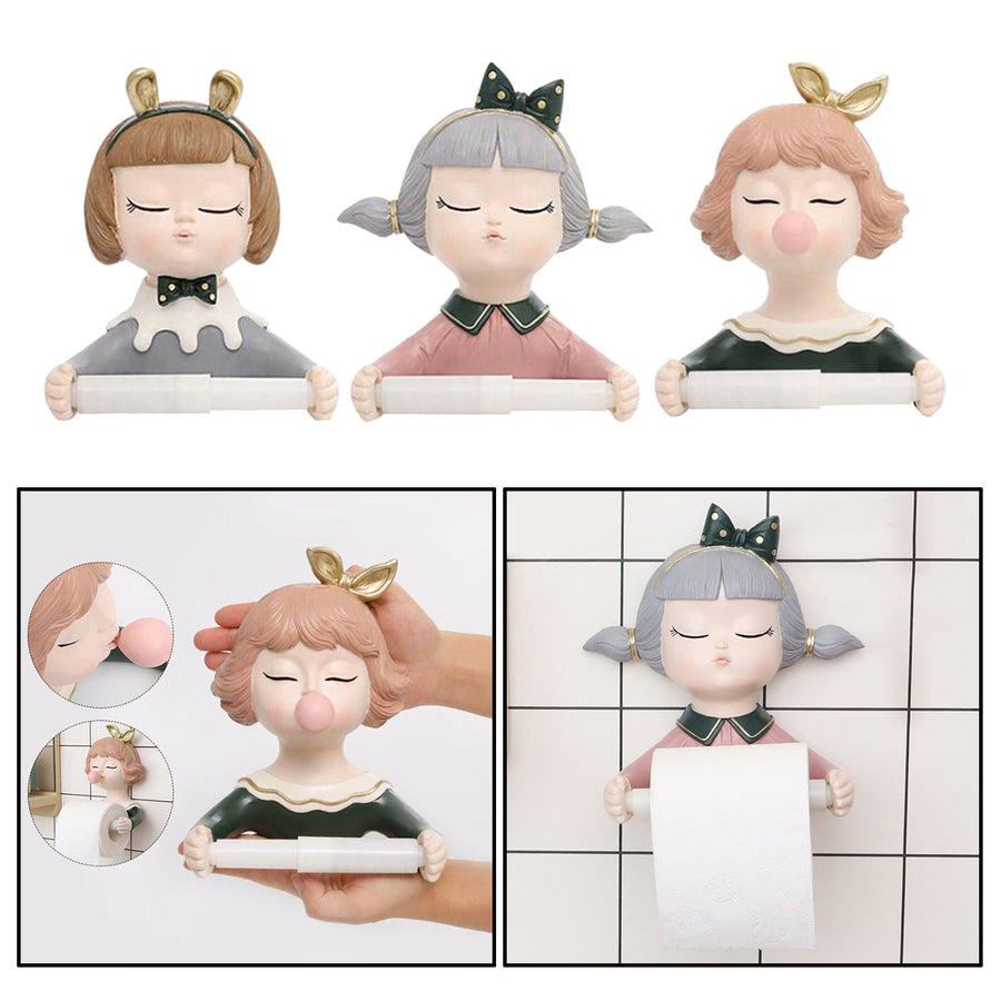 Fancy Girl Toilet Paper Roll Holder - Image 2