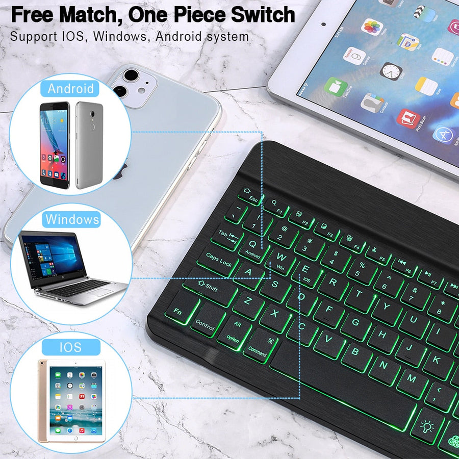 Eclipse Portable Bluetooth Keyboard Mouse Set - Image 5