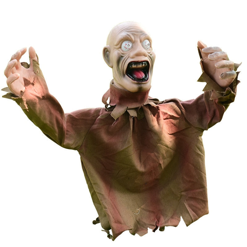 Scary Screaming Zombie Garden Halloween Decoration - Image 8