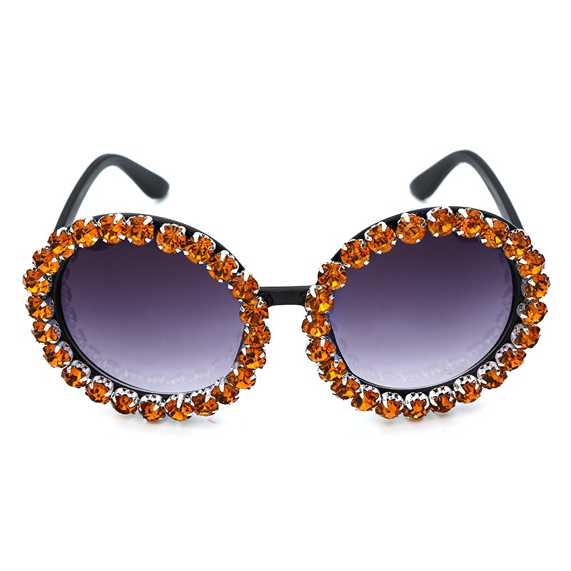 Oversize Round Luxury Sunglasses - Image 8