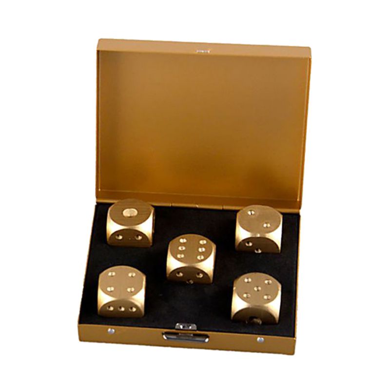5pcs Aluminum Alloy Metal Dices - Image 4