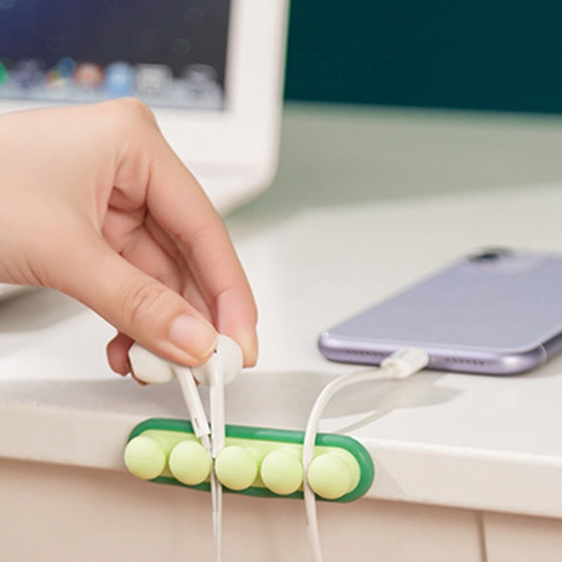 Multipurpose Pastel USB Cable Organizer - Image 1