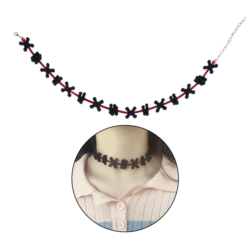 Fake Blood Drip Halloween Necklaces - Image 6