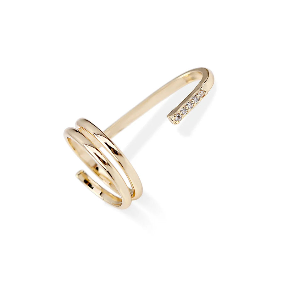 Elegant Fingertip Chic Gothic Slim Metal Nail Rings - Image 11