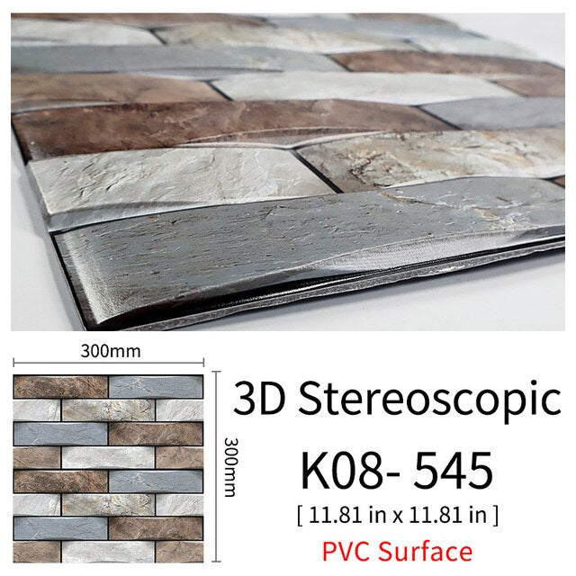3D Self-Adhesive Cobblestone Wall Stickers - Image 10