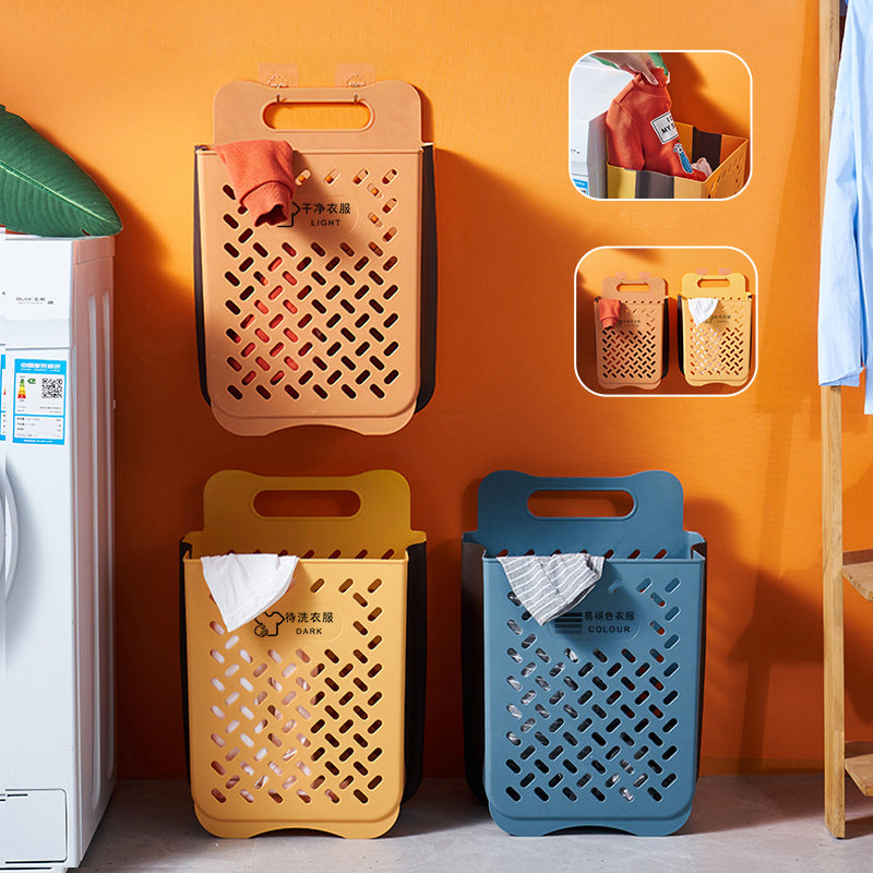 Hangable Foldable Laundry Basket - Image 9
