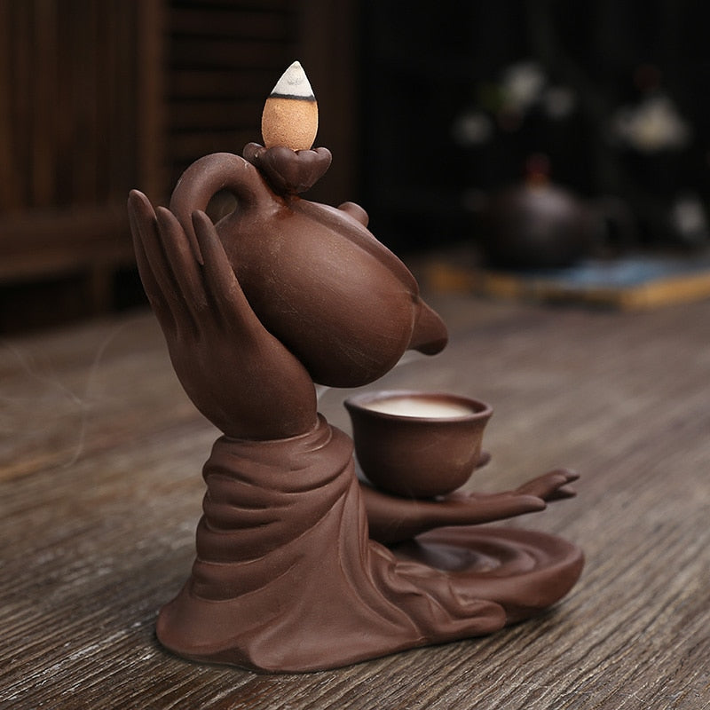 Zen Tea Backflow Incense Burner - Image 2
