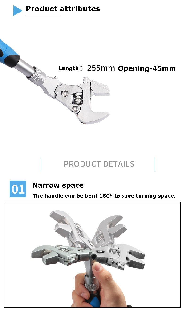 Multifunctional Adjustable Universal Wrench - Image 7