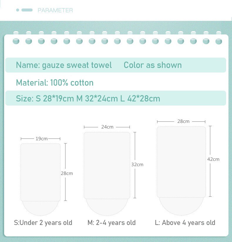 Baby Sweat Saver Back Towel - Image 4