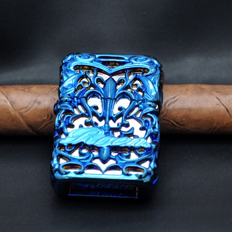 Skeleton Armor Retro Kerosene Lighter - Image 1