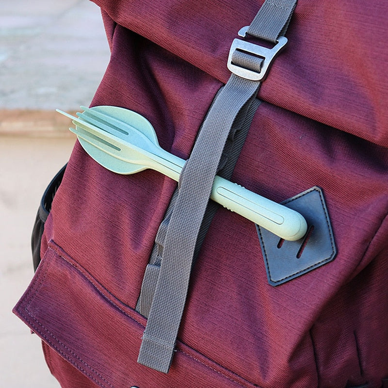 Portable All-in-one Travel Cutlery Set - Image 1