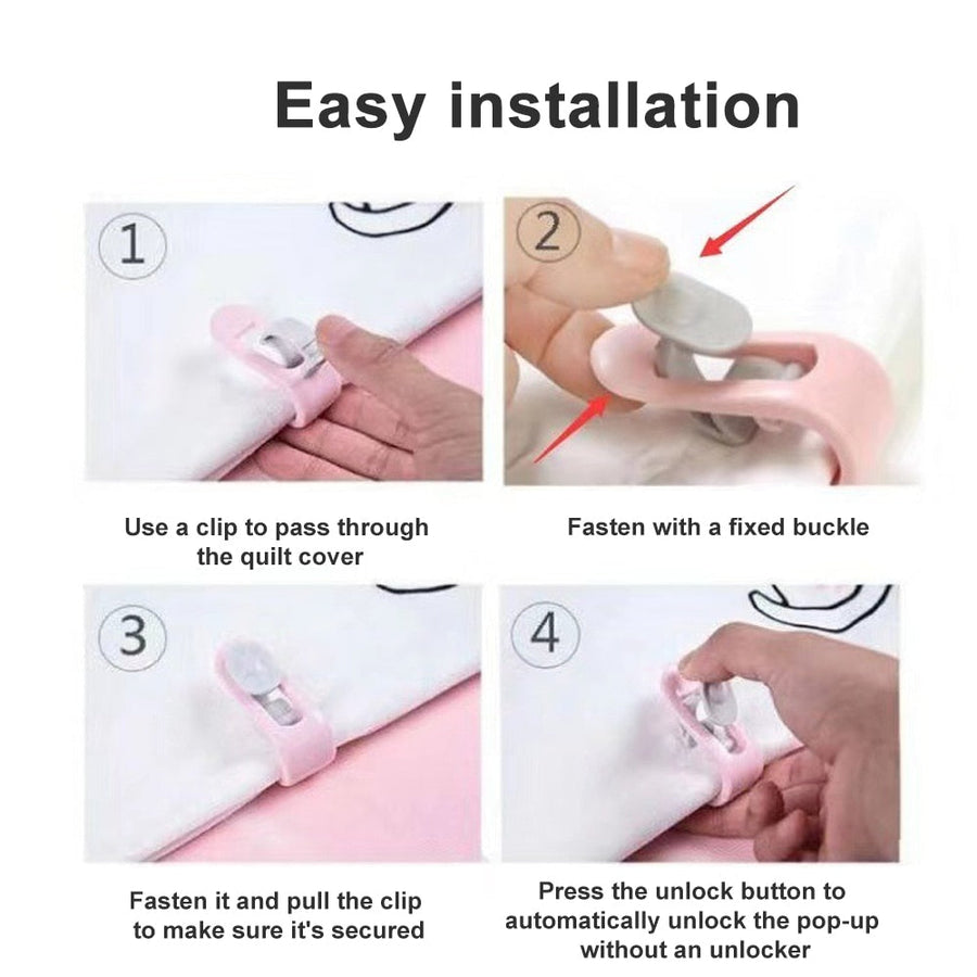 Non-slip Duvet Holder Clip Set - Image 6