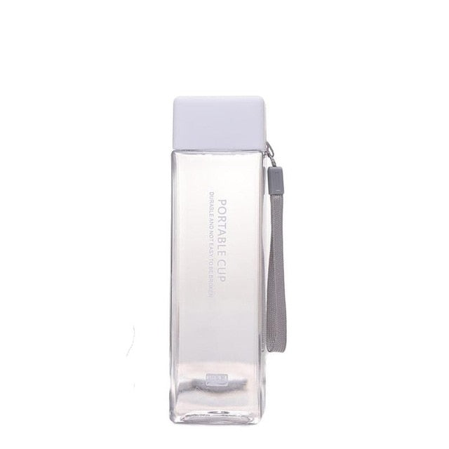 Transparent Square Classy Water Bottle Thermos - Image 11