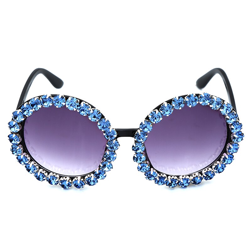 Oversize Round Luxury Sunglasses - Image 4