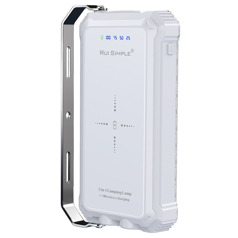 Waterproof Wireless Charging LED Lamp Power Bank - Image 7