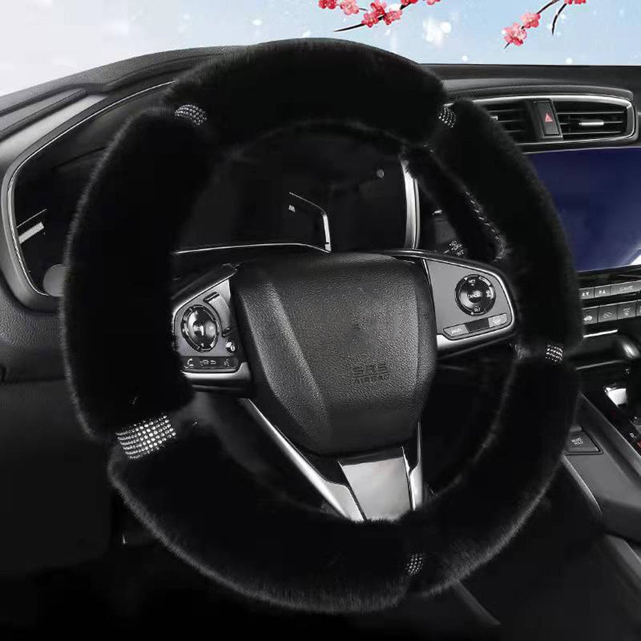 Cozy Car Plush Wheel Cover - Image 3
