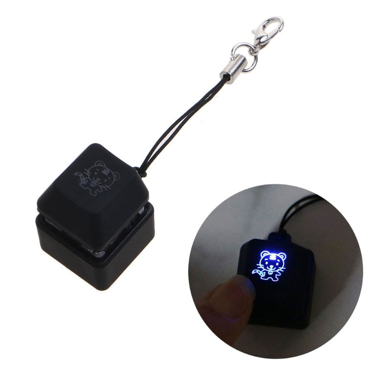 LED Keyboard Switch Fidget Keychain - Image 4