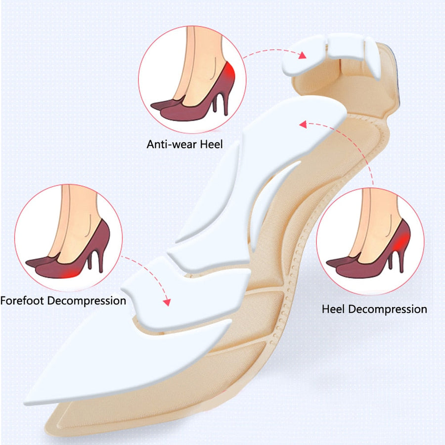 Orthopedic Memory Foam Comfy High Heels Insoles - Image 6