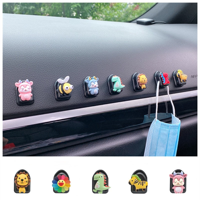 Mini Multifunctional Animal Car Hook Set - Image 5
