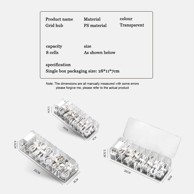 Transparent Cable Organizer Box - Image 4