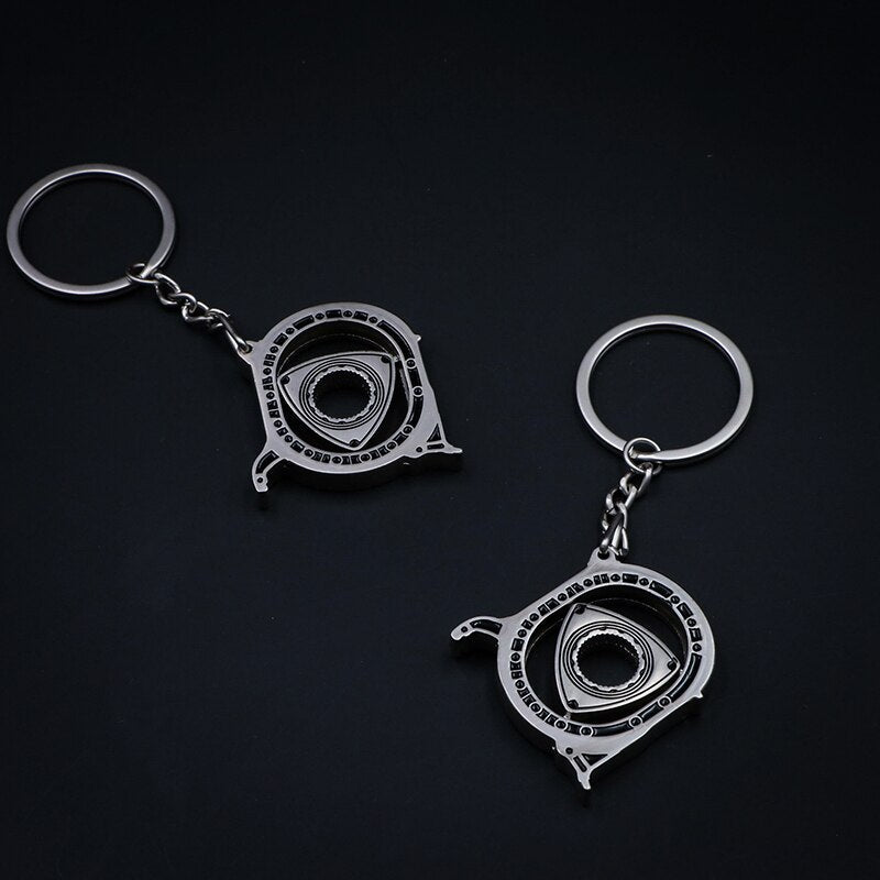 Spinning Rotor Metal Keychain - Image 2