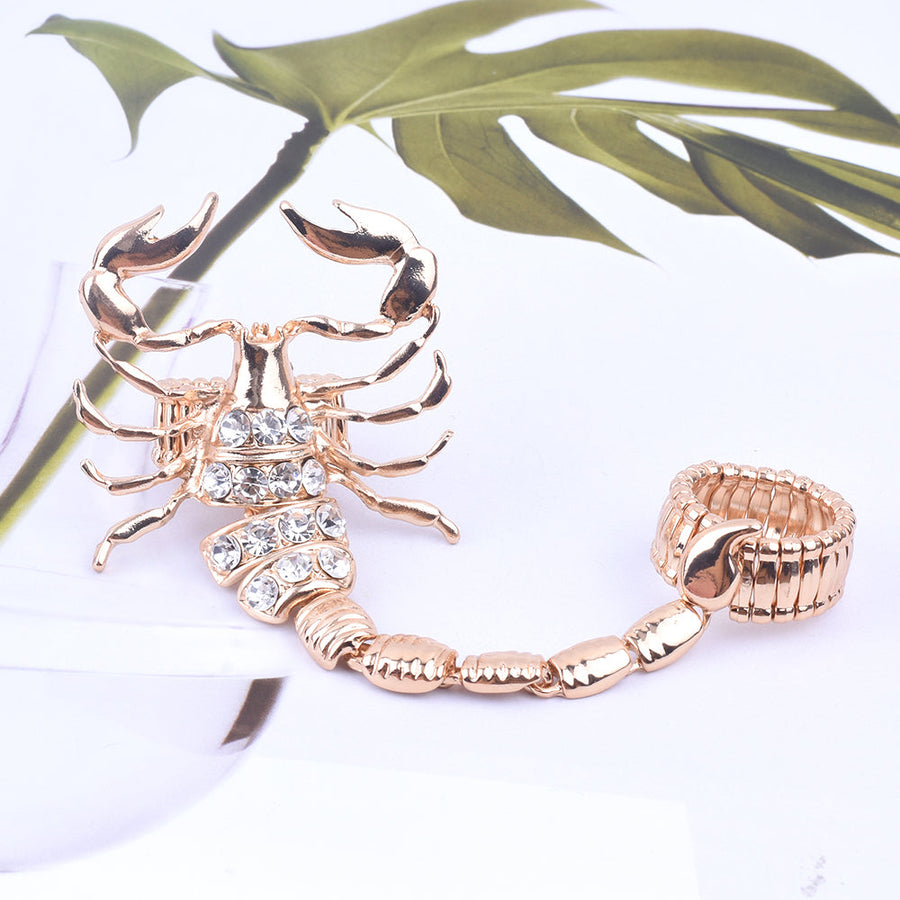Scorpion Punk Crystal Ring - Image 9