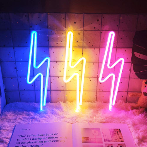 Led Lightning Neon Sign Wall Decor - Image 0
