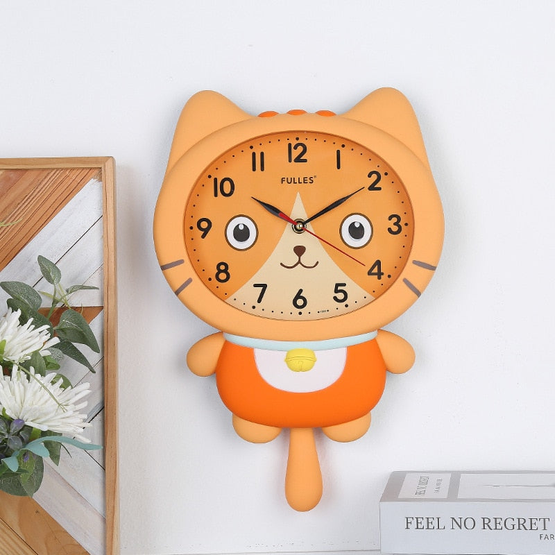 Cute Midnight Owl Wall Clock - Image 1