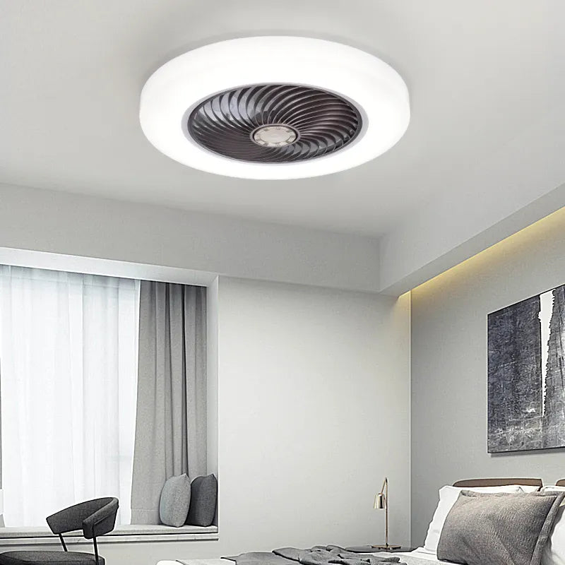 Silent Air Fan RC Invisible Blades Smart Ceiling Lamp - Image 7
