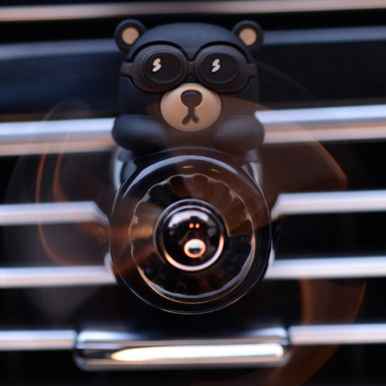 Bear Pilot Rotating Car Air Freshener - Image 4