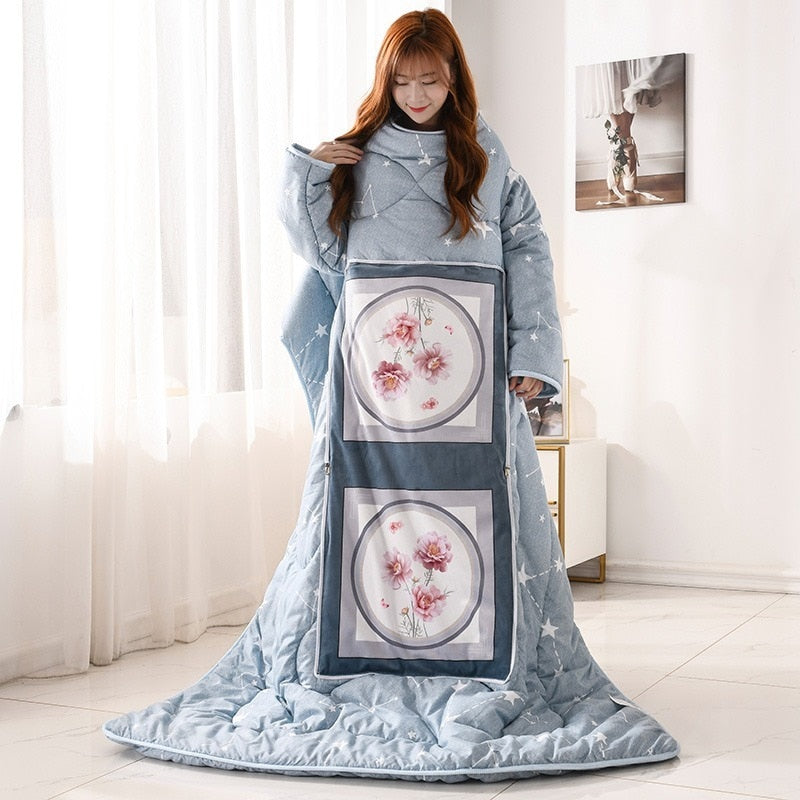 Lazy Wearable Cute Printed Comforter - Image 6