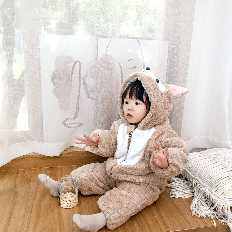 Furry Baby Cute Animal Costume Full Body Onesie - Image 1