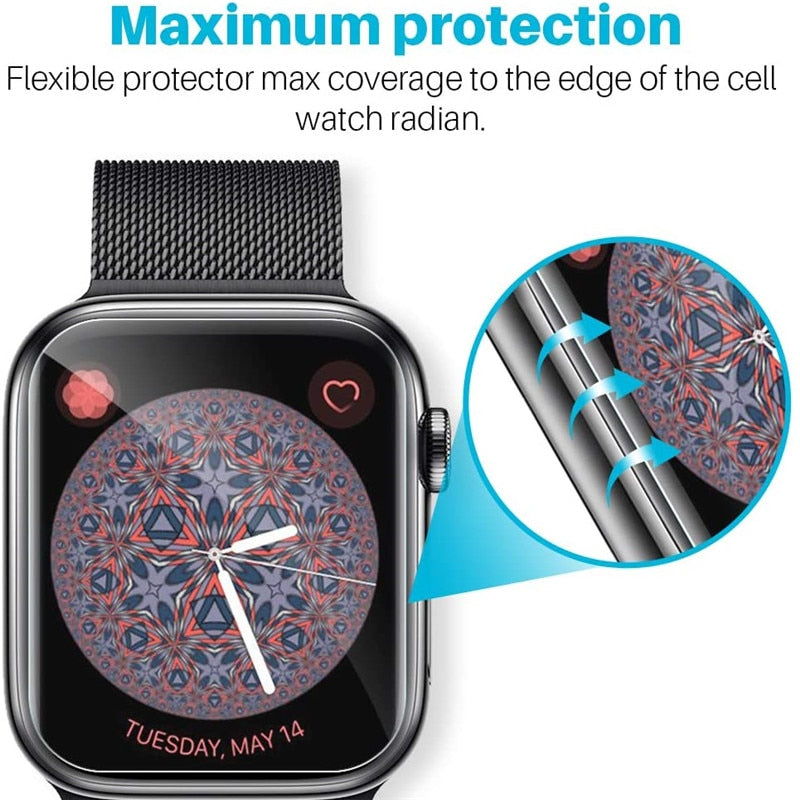 Crystal Clear Smart Watch Screen Protector Film - Image 2