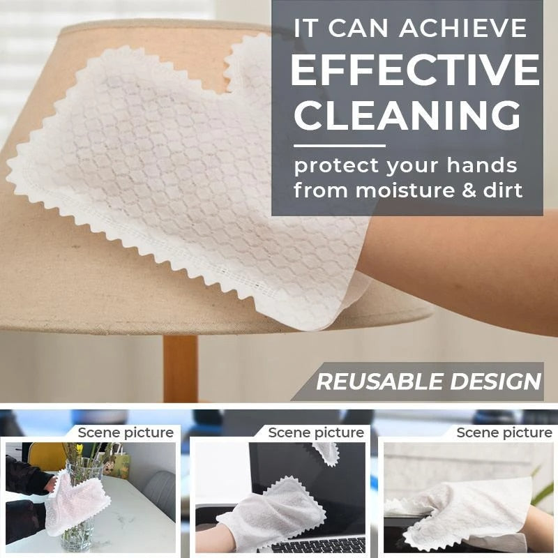 10Pcs Reusable Microfiber Dust Cleaning Gloves - Image 5