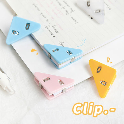 Easy Mark Colorful Triangle Book Corner Clip - Image 0