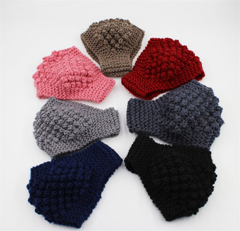 Cozy Crown Elastic Knitted Headband - Image 2