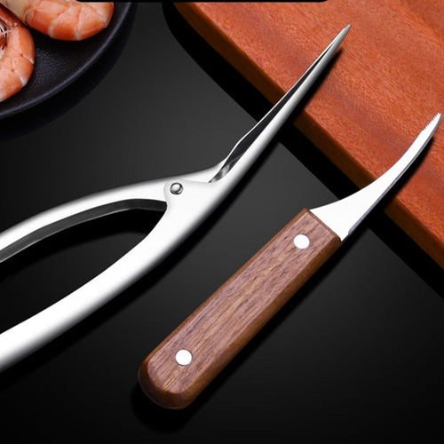 2Pcs Stainless Steel Shrimp Peeler Set - Image 0