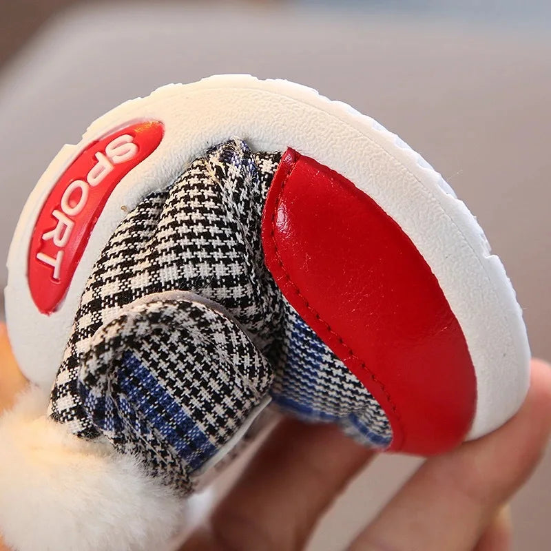 Toddler First Walk Warm Winter Sneakers - Image 3