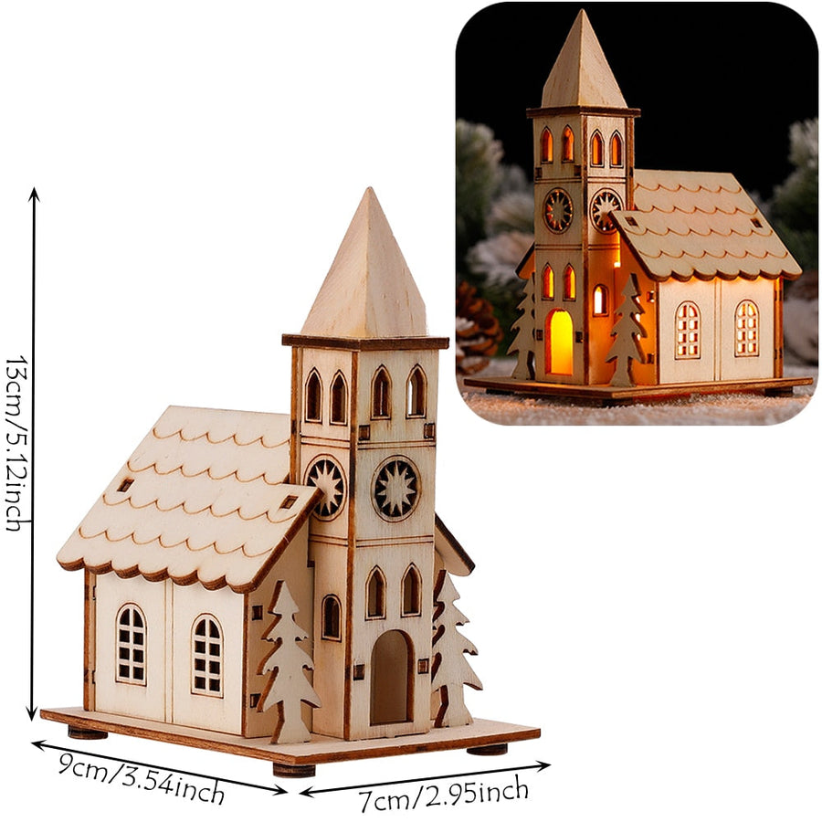 DIY Wooden Hanging House Decor Glowing Lamp - Image 15